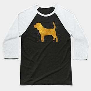 Beagle dog golden art Baseball T-Shirt